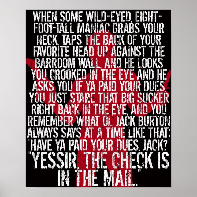 Affiche Jack Burton (Devant)