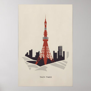 Affiche Japon Moderne – Impression minimaliste de