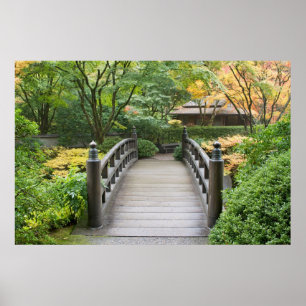 Affiche japonaise de jardin