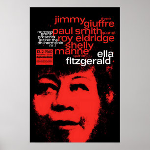 Affiche jazz Ella Fitzgerald - Ella à Berlin
