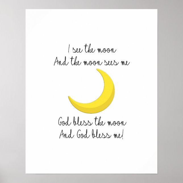 Affiche Je vois la Lune (Devant)