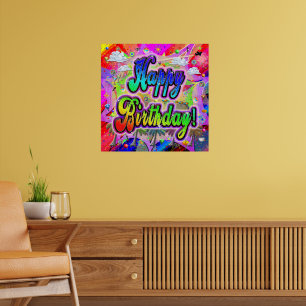 Affiche Joyeux Anniversaire Vista