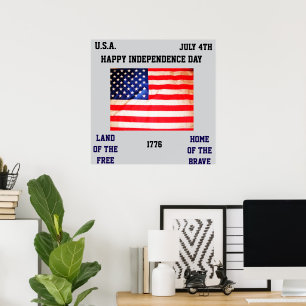 Affiche JOYEUX JOUR DE L'INDÉPENDANCE