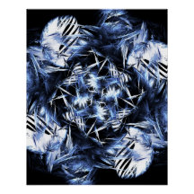 Affiche Kaliverse Fluid Fractal #01