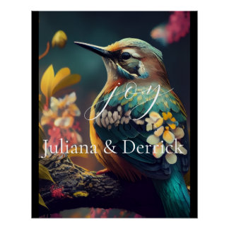 Affiche Khem Hummingbird Glossley 20 x 25