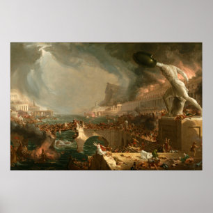 Affiche La Marche de l'Empire Destruction Cole T.