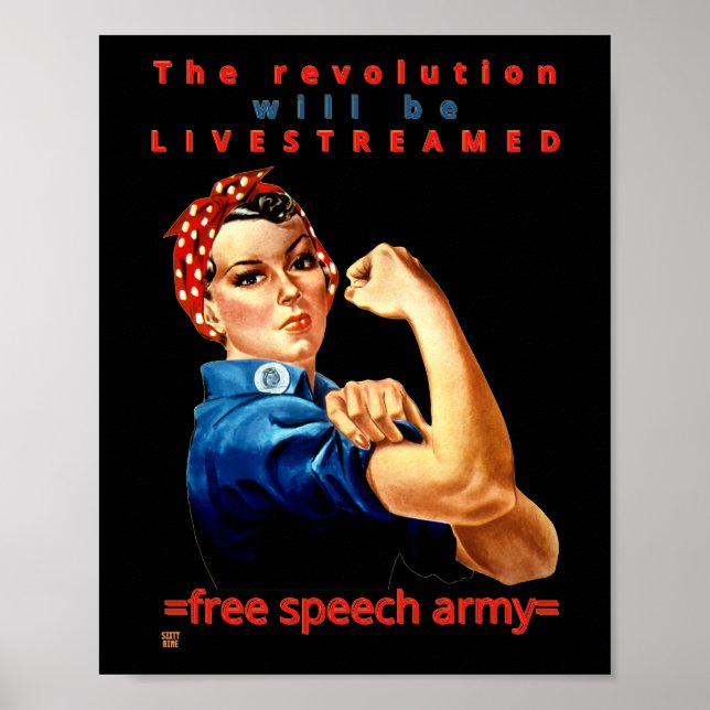 affiche "LA RÉVOLUTION..." (Devant)
