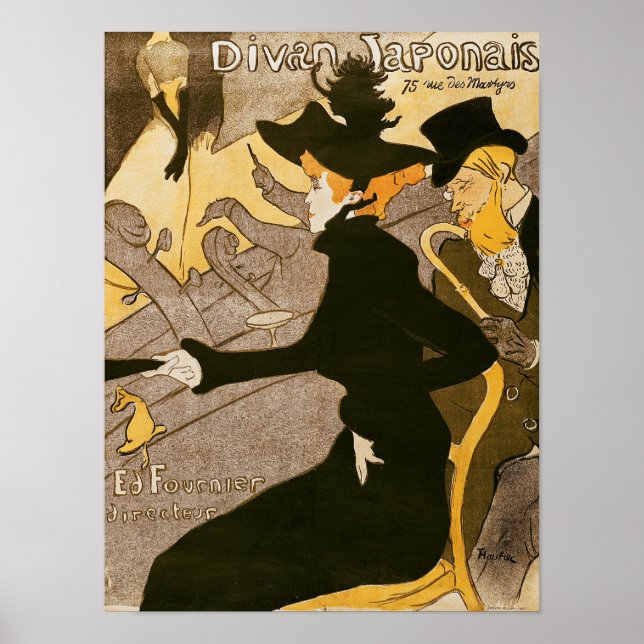 Affiche "Le Divan Japonais", 1892 (Devant)