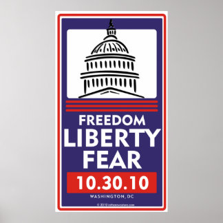 Affiche Liberté de la Peur