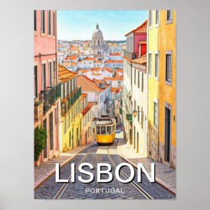 Affiche Lisbonne Portugal