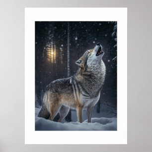 Affiche Loup de Yellowstone