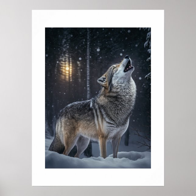 Affiche Loup de Yellowstone (Devant)