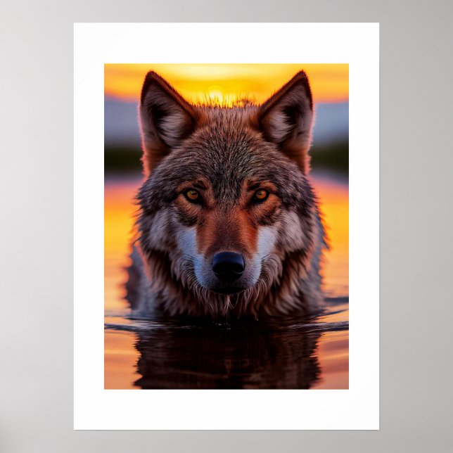 Affiche Loup de Yellowstone (Devant)