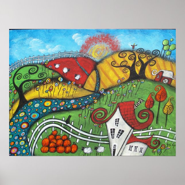 Affiche magique de l'automne (Devant)