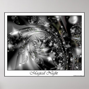 Affiche magique de nuit