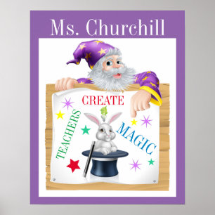 Affiche magique de professeur - SRF