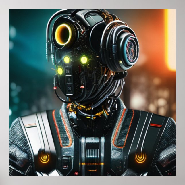 Affiche mat Robot 3 (Devant)