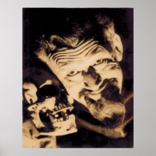 Affiche mate de Ghoulardi (W/Skull-1)