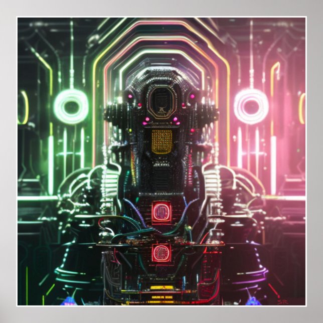 Affiche mate Robot 1 (Devant)