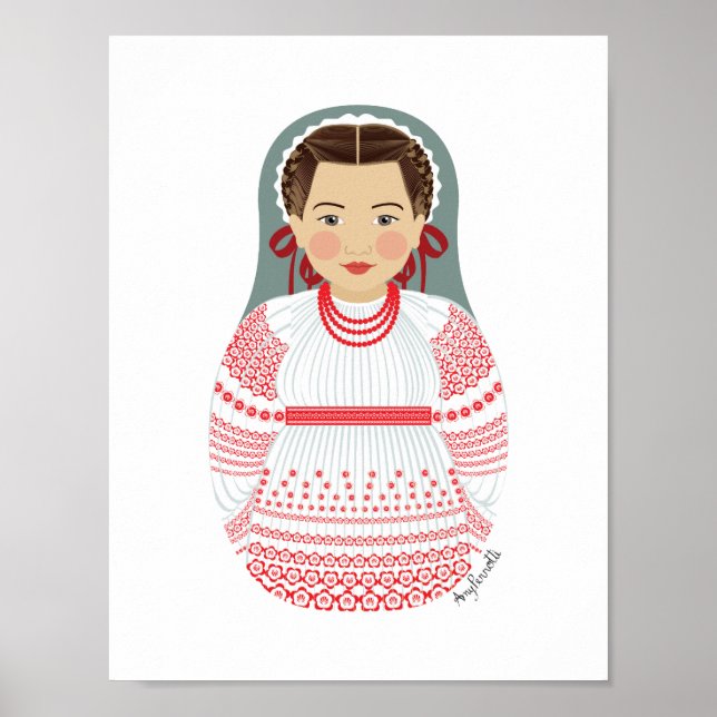 Affiche Matriochka croate (Devant)