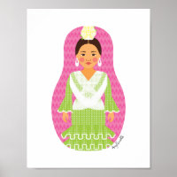 Affiche Matriochka Espagnole