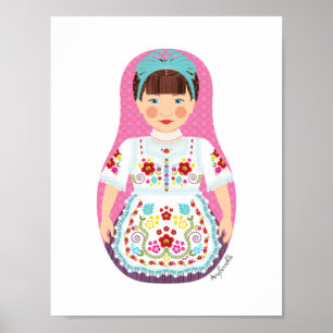 Affiche Matriochka hongroise