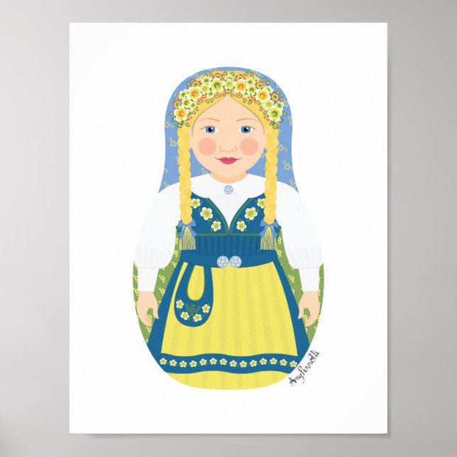 Affiche Matriochka suédoise (Devant)