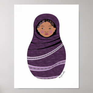 Affiche Matriochka Touareg