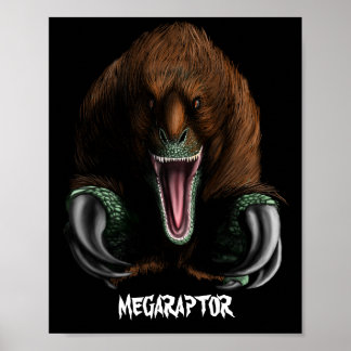 Affiche Megaraptor (Semi-brillant)