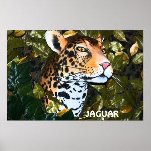 AFFICHE MENAÇANTE DE JAGUAR