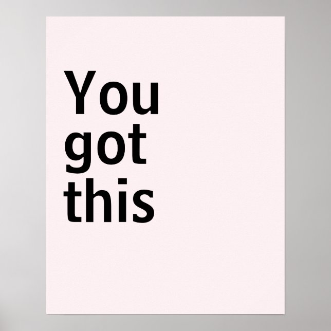 Affiche minimaliste (Devant)