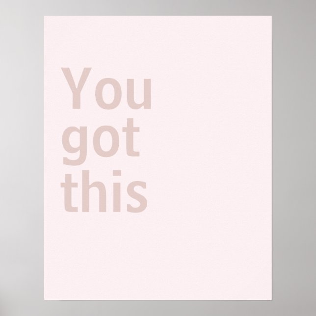 Affiche minimaliste (Devant)