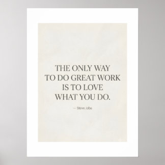 Affiche minimaliste pour mur