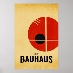 Affiche moderne Bauhaus 