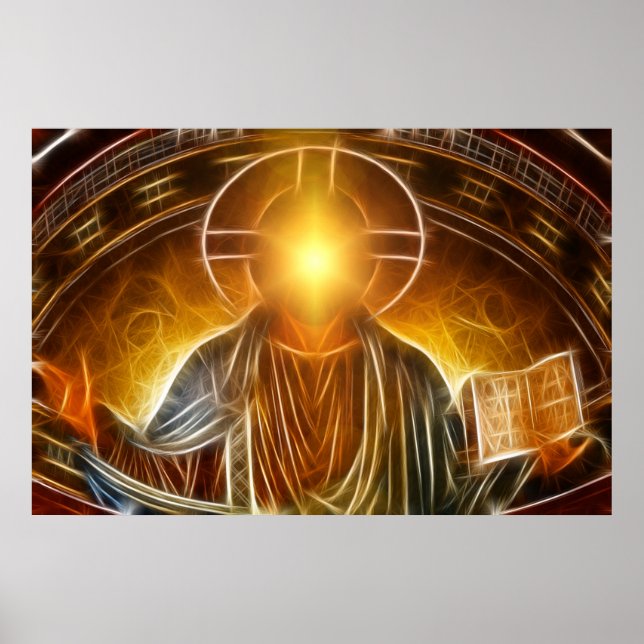 affiche moderne de jésus (Devant)