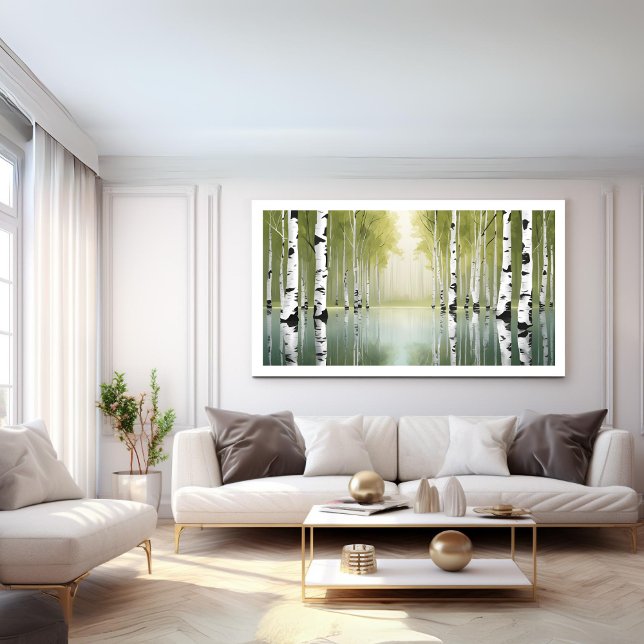 Affiche Moderne de la Nature avec Impression de Bo (Birth Trees Print Modern Nature Poster)