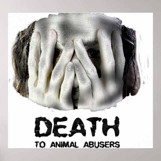 Affiche MORT À DES ANIMAUX VIOLENTS (Devant)
