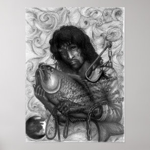 Affiche morte d'oeil, Vannak sur un crochet