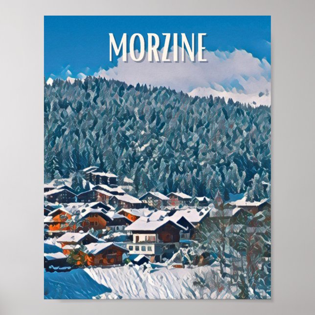Affiche Morzine Station de ski  Poster (Front)