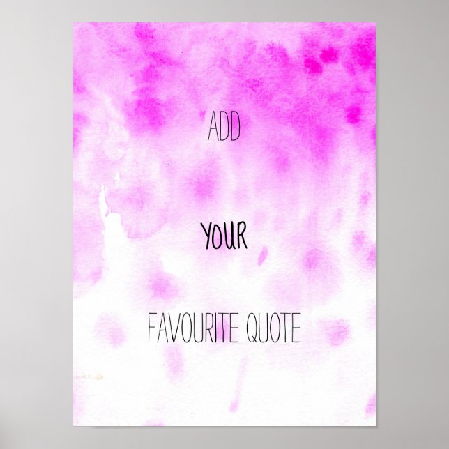 Affiche motivante (Devant)