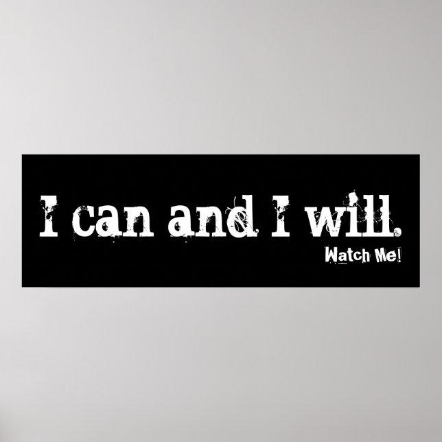 Affiche Motivation de l'entraînement (Devant)