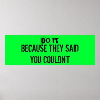 Affiche Motivation de l'entraînement