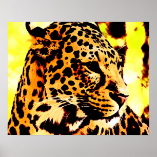 Affiche Motivation Leopard Eyes Imprimer