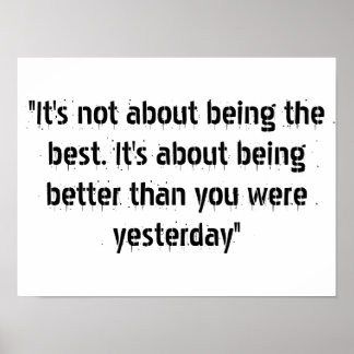 Affiche motivationnelle