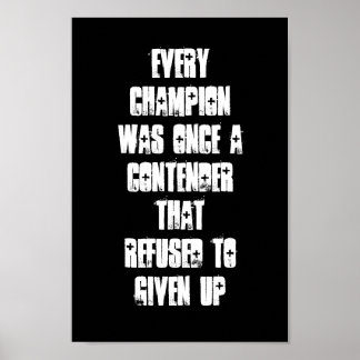 Affiche motivationnelle