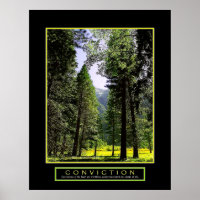 Affiche motivationnelle - "Condamnation" - 22"x28"