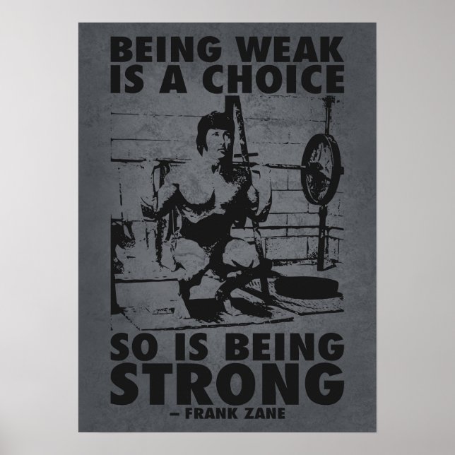 Affiche motivationnelle de l'entraînement (Devant)