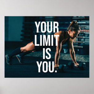 Affiche motivationnelle de l'entraînement