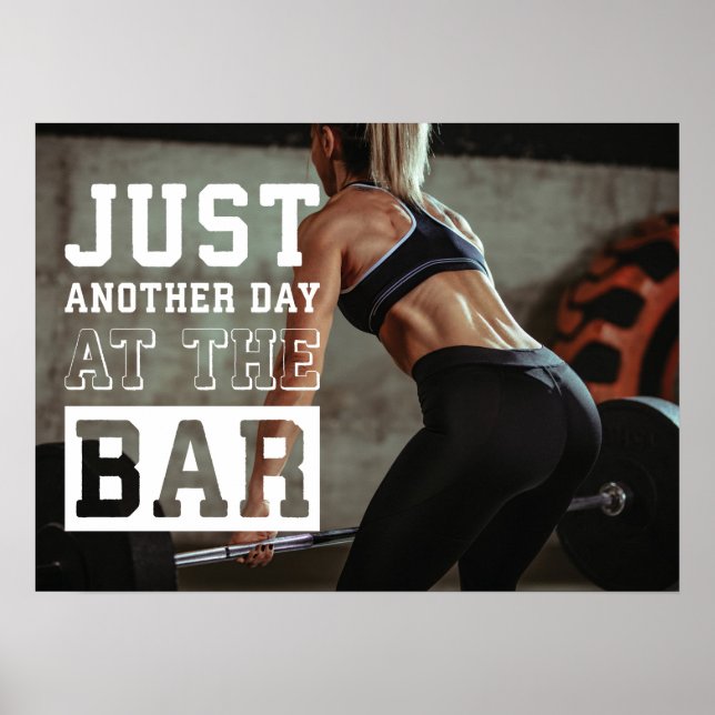Affiche motivationnelle de l'entraînement (Devant)
