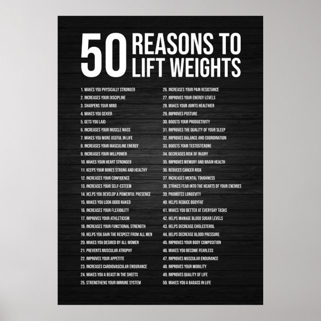 Affiche motivationnelle de l'entraînement (Devant)